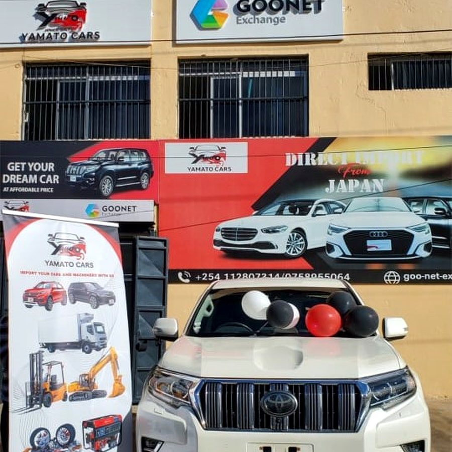 Toyota Land Cruiser Prado with our banner